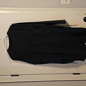 Dark green velvet dress